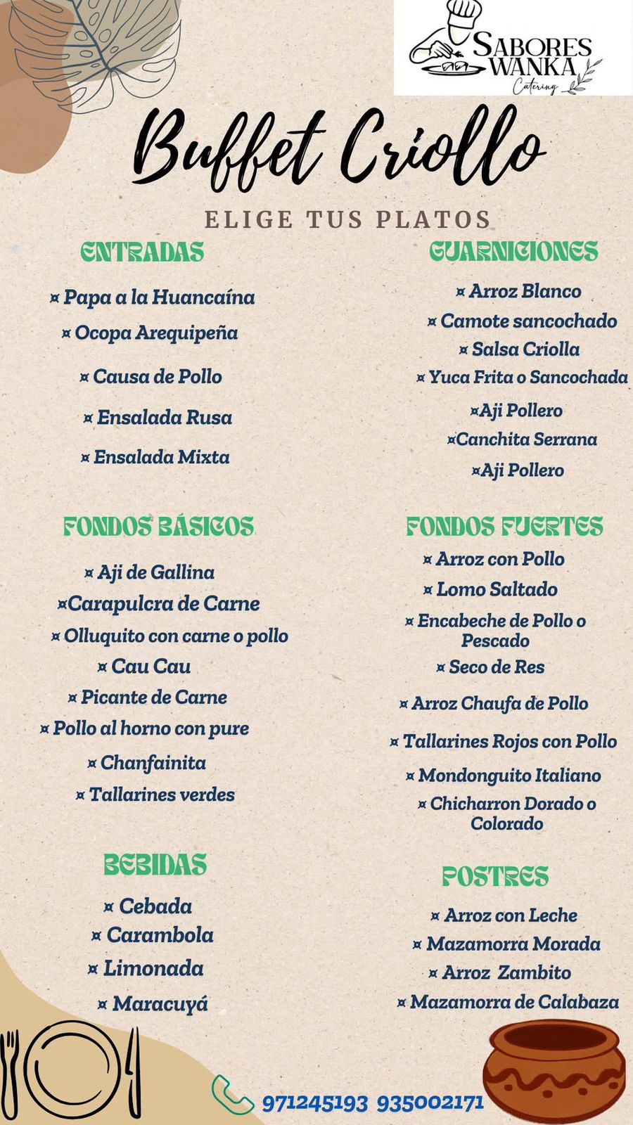 Propuesta Gastronómica
